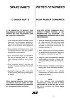 TOUCAN Duo Vertical Lift Parts Catalog Manual S.N. 5302-5311 MA032105