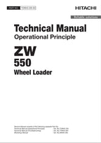 Hitachi ZW550 Wheel Loader Technical Manual Operational Principle TONHC-EN-00