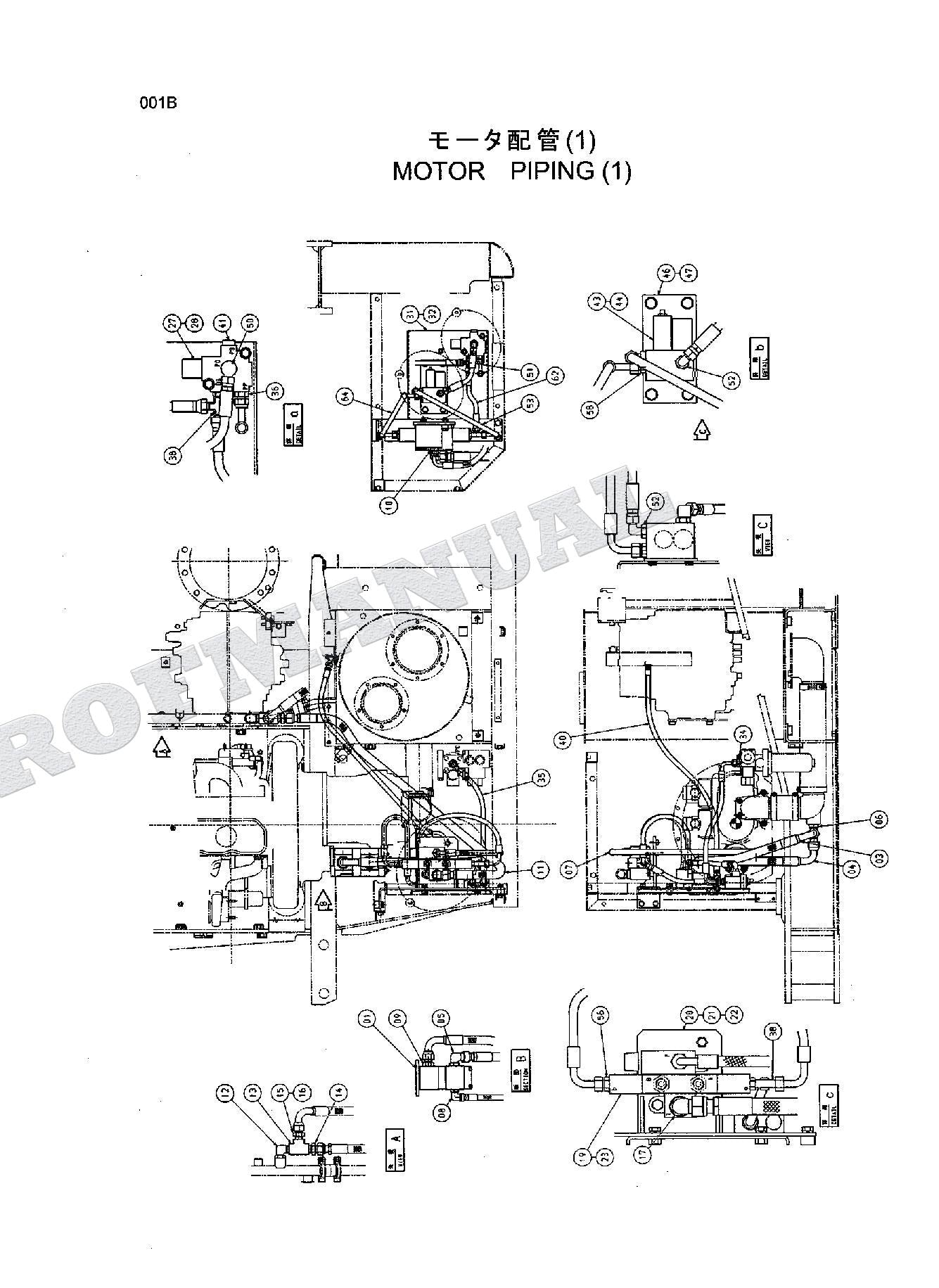 HITACHI EX200-5Z EX210H-5 EX210K-5 Lifting Magnet Excavator Parts Catalog Manual