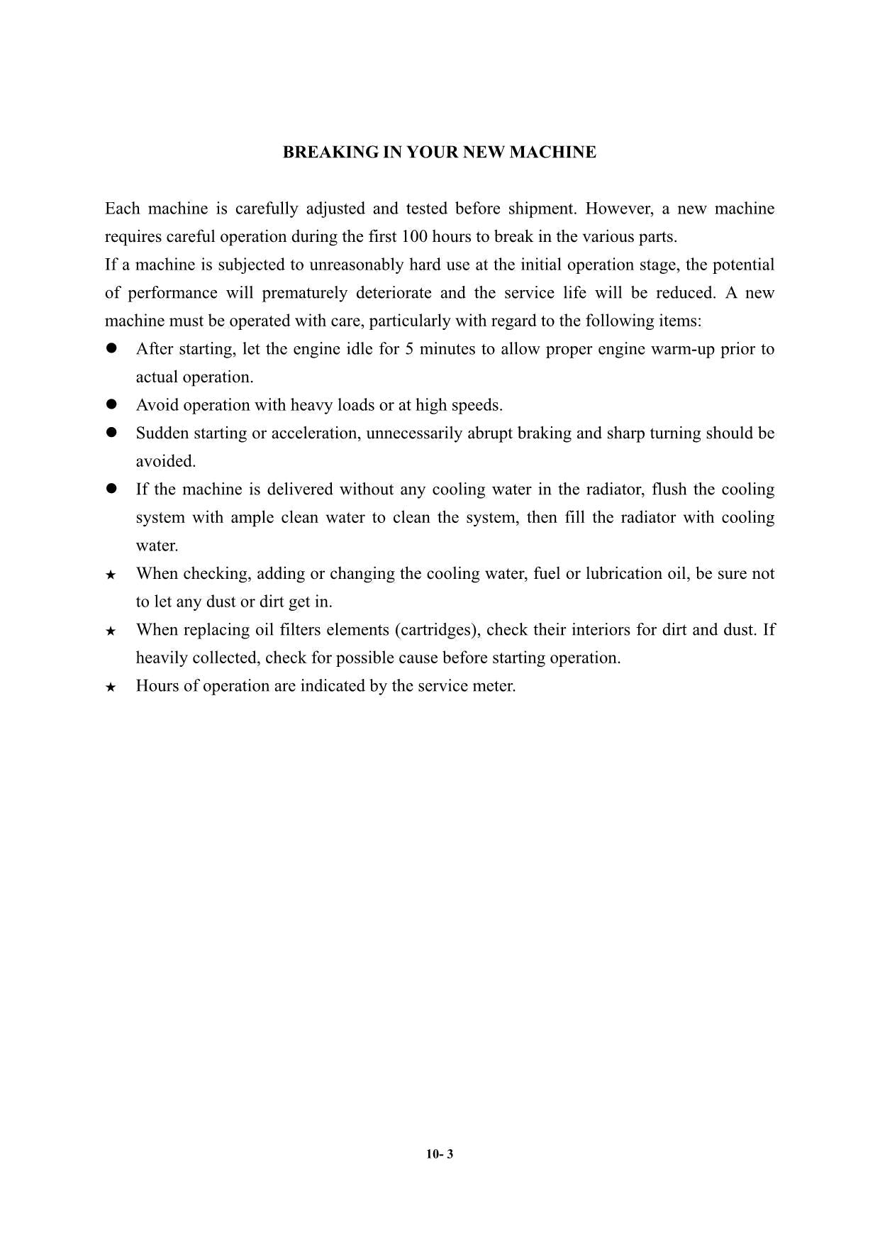 Hyundai HG190 MOTOR GRADER Operators Maintenance Manual