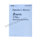 HITACHI ZAXIS ZX 17U-2 EXCAVATOR OPERATORS MANUAL #1
