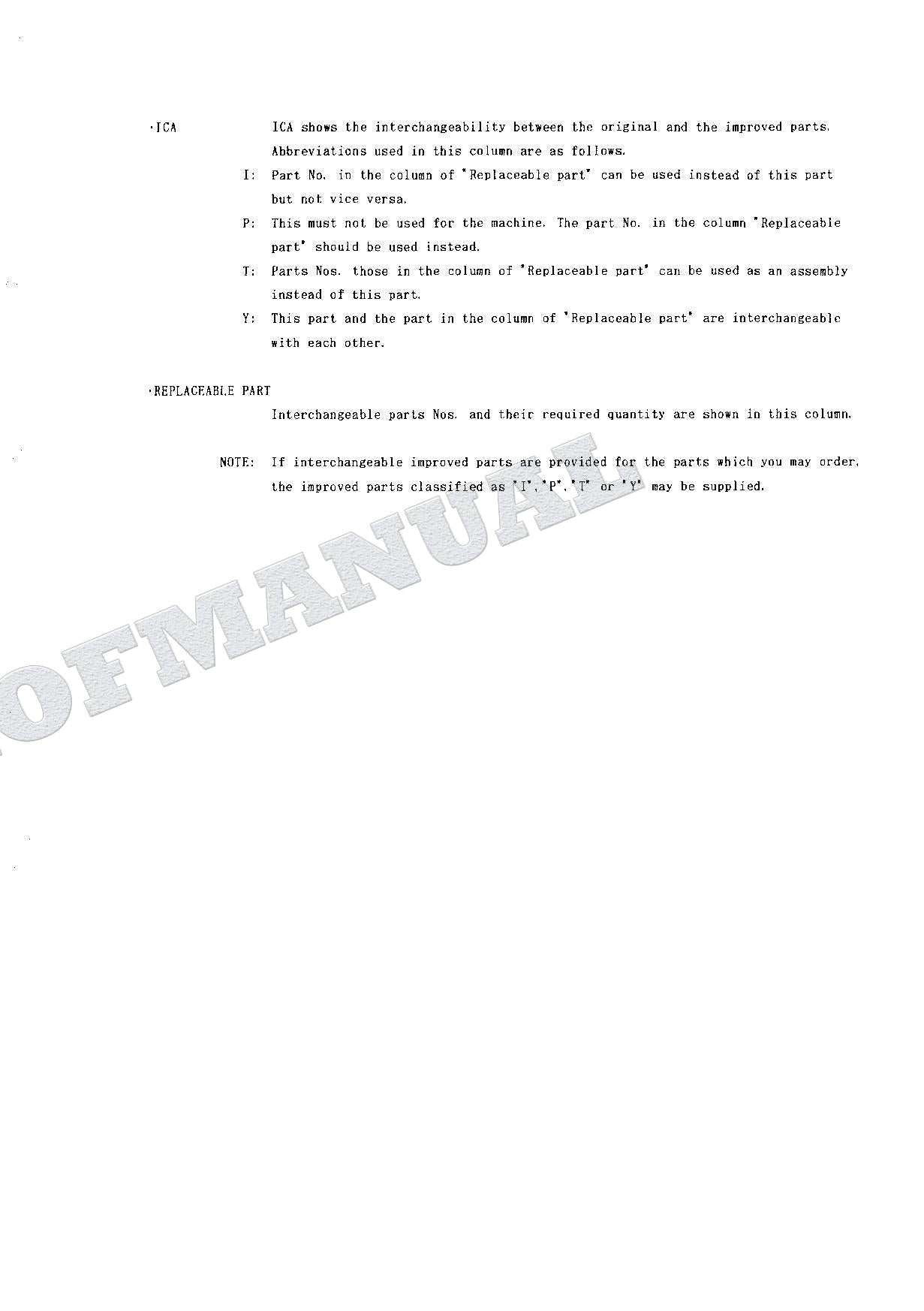 HITACHI EX60 Excavator Parts Catalog Manual P107-1-7