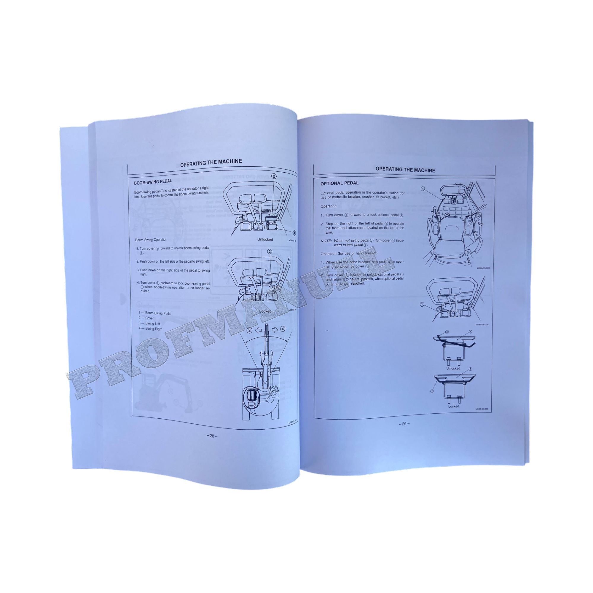 HITACHI EX33U EXCAVATOR OPERATORS MANUAL EM1BN1-2
