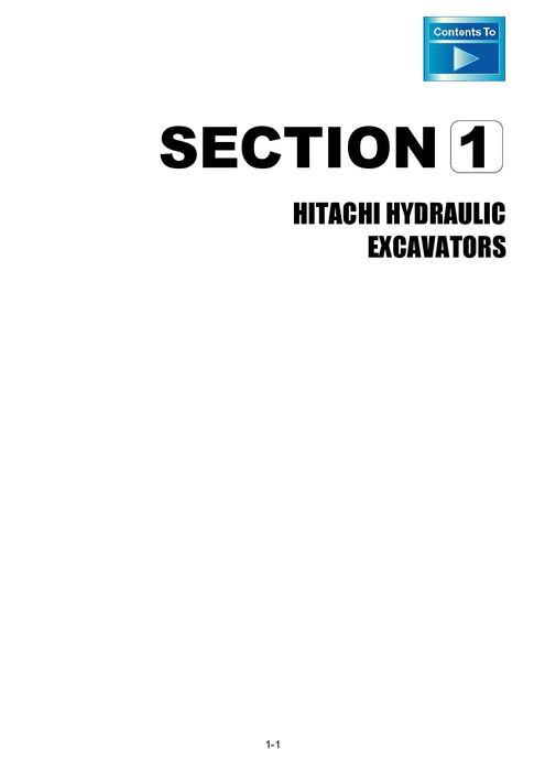 HITACHI ZAXIS 650H 800 850H EX1200-5C EX1900-5 EX2500-5 EX3600-5 EX5500-5 EXCAVATOR SERVICE MANUAL