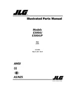 JLG E300AJ E300AJP Boom Lift Parts Catalog Manual