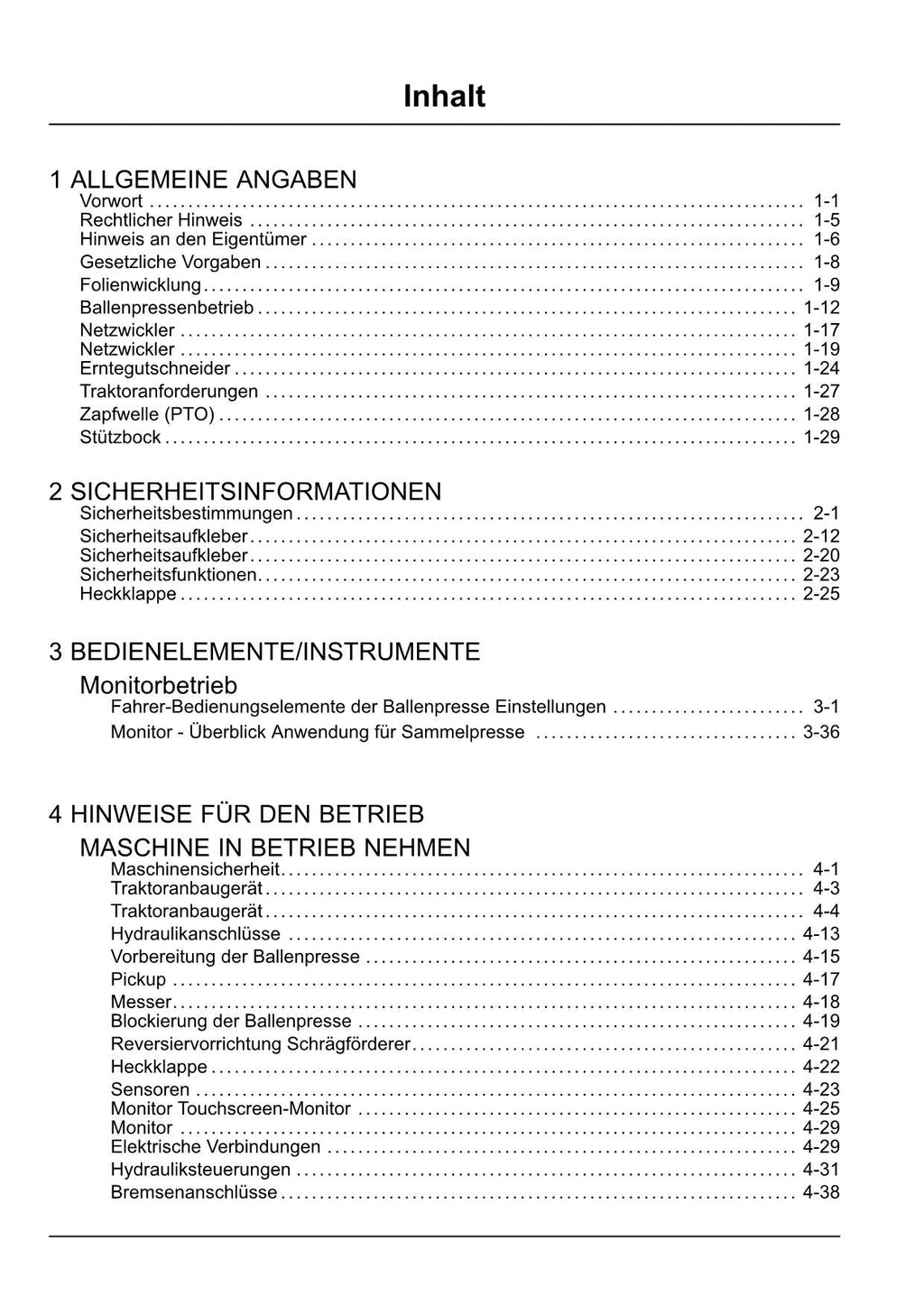 New Holland BR6090 COMBI Rundballenpresse Betriebsanleitung