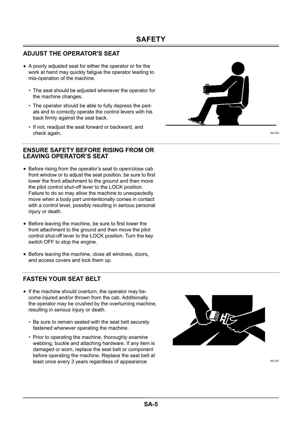 Manual de servicio y reparación de excavadoras Hitachi ZX29U-3 ZX33U-3 ZX38U-3