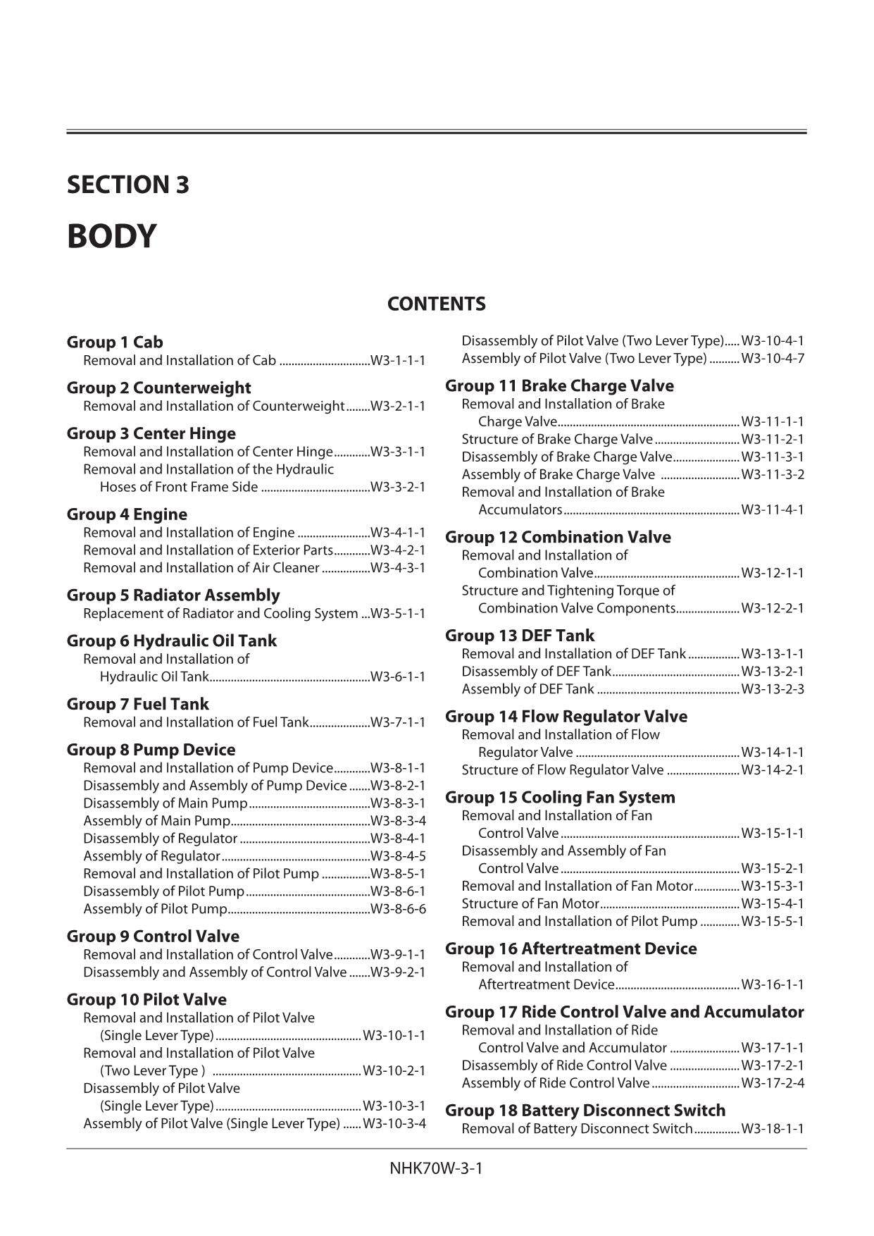 Hitachi ZW550-6 Wheel Loader Workshop Manual