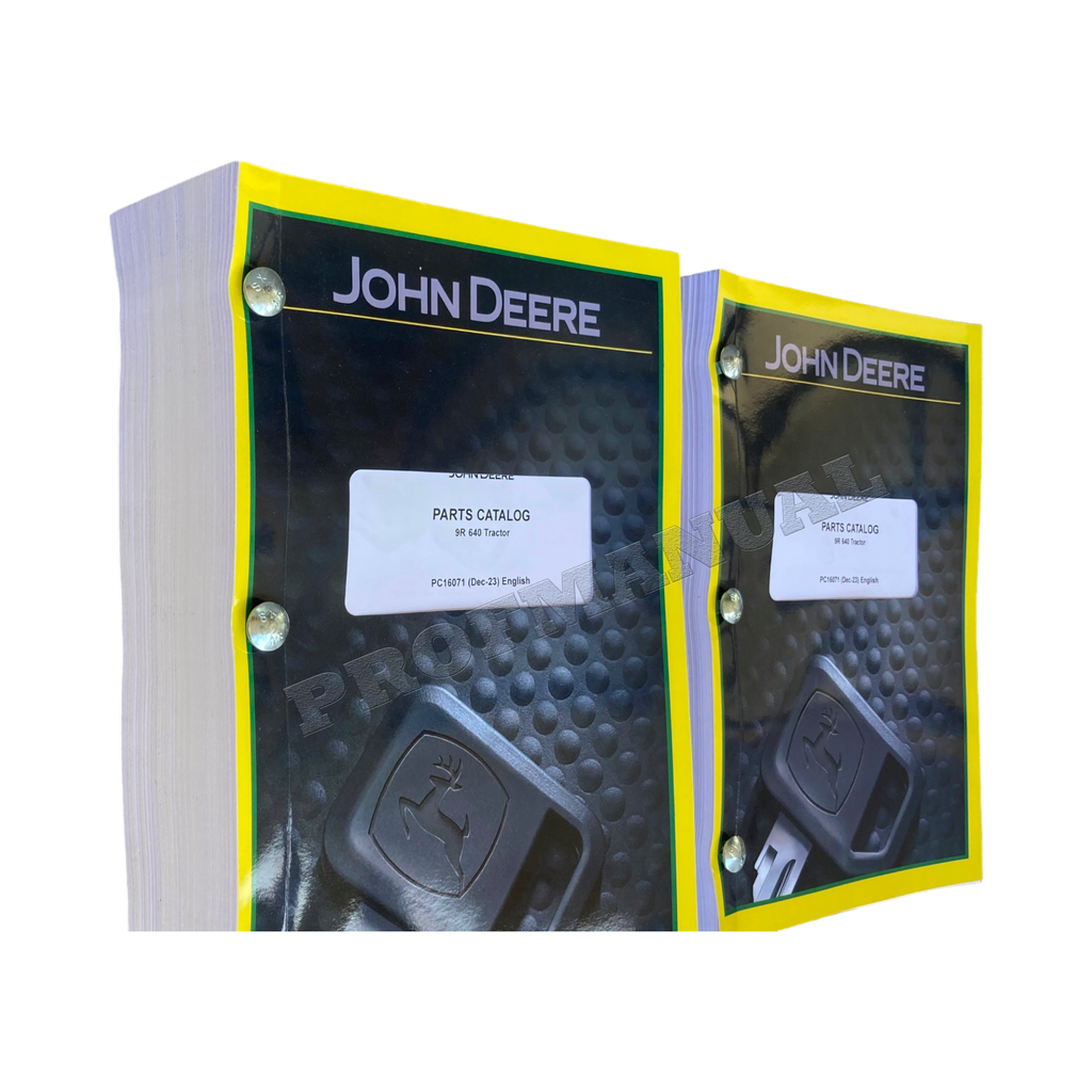 MANUAL DEL CATÁLOGO DE PIEZAS DEL TRACTOR JOHN DEERE 9R 640
