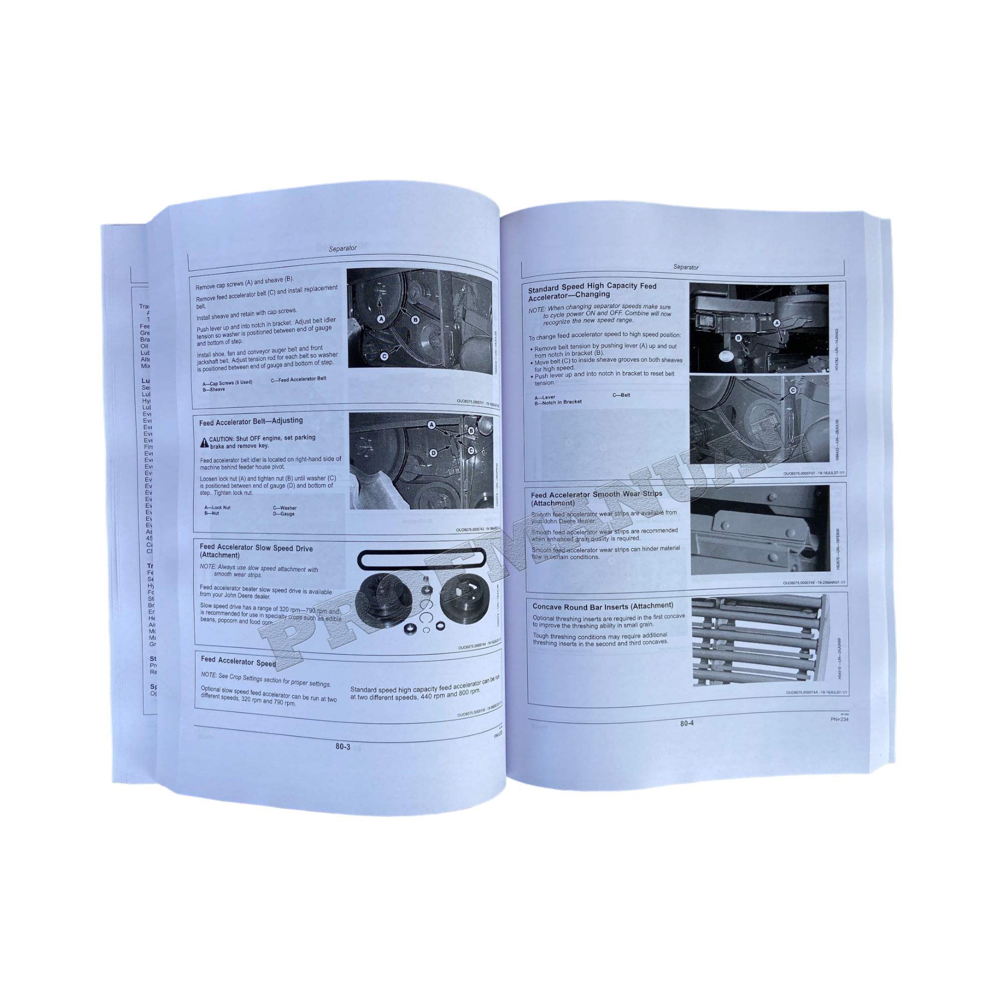 MANUAL DEL OPERADOR DE LA COSECHADORA JOHN DEERE 9570 STS + ¡BONIFICACIÓN! 
