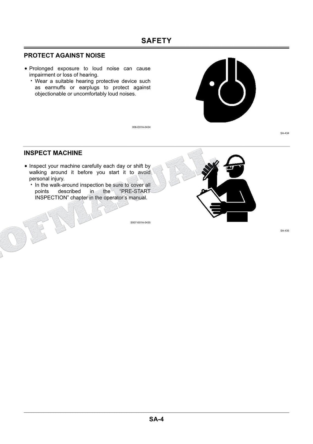 Manual de taller de reparación y servicio de excavadoras HITACHI ZX200-4H ISUZU 4HK1X MOTOR