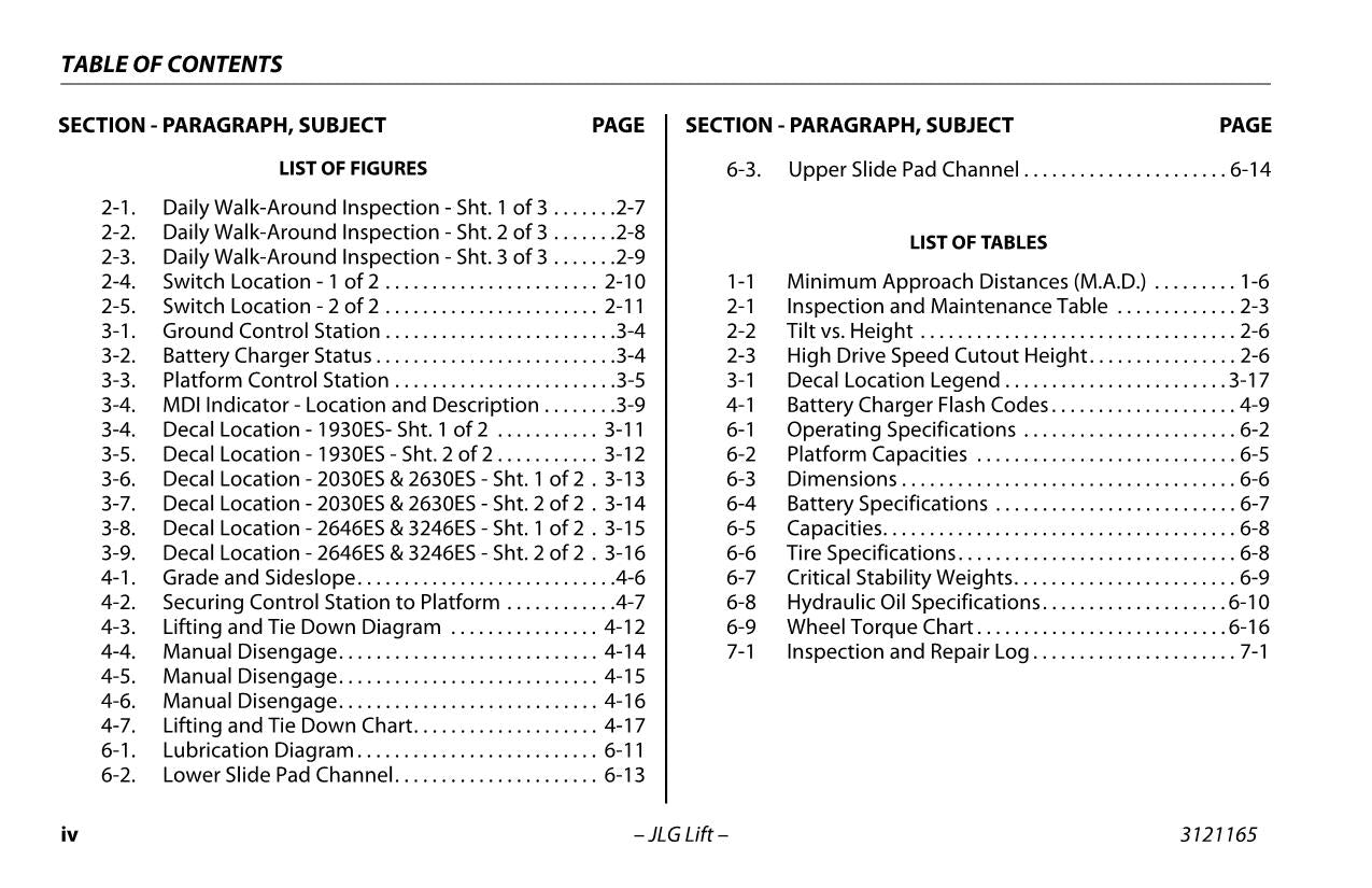 Manual del operador del elevador de tijera JLG 1930ES 2030ES 2630ES 2646ES 3246ES