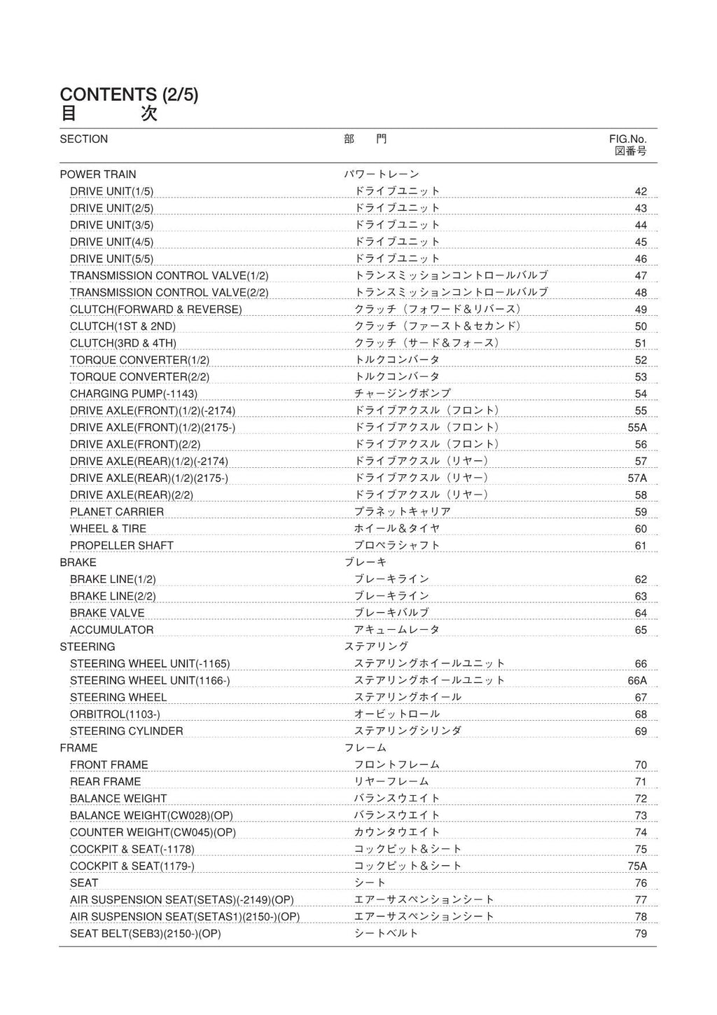 Hitachi LX160-7 Wheel Loader Parts Catalog Manual SN 001101-up PW-667E-H