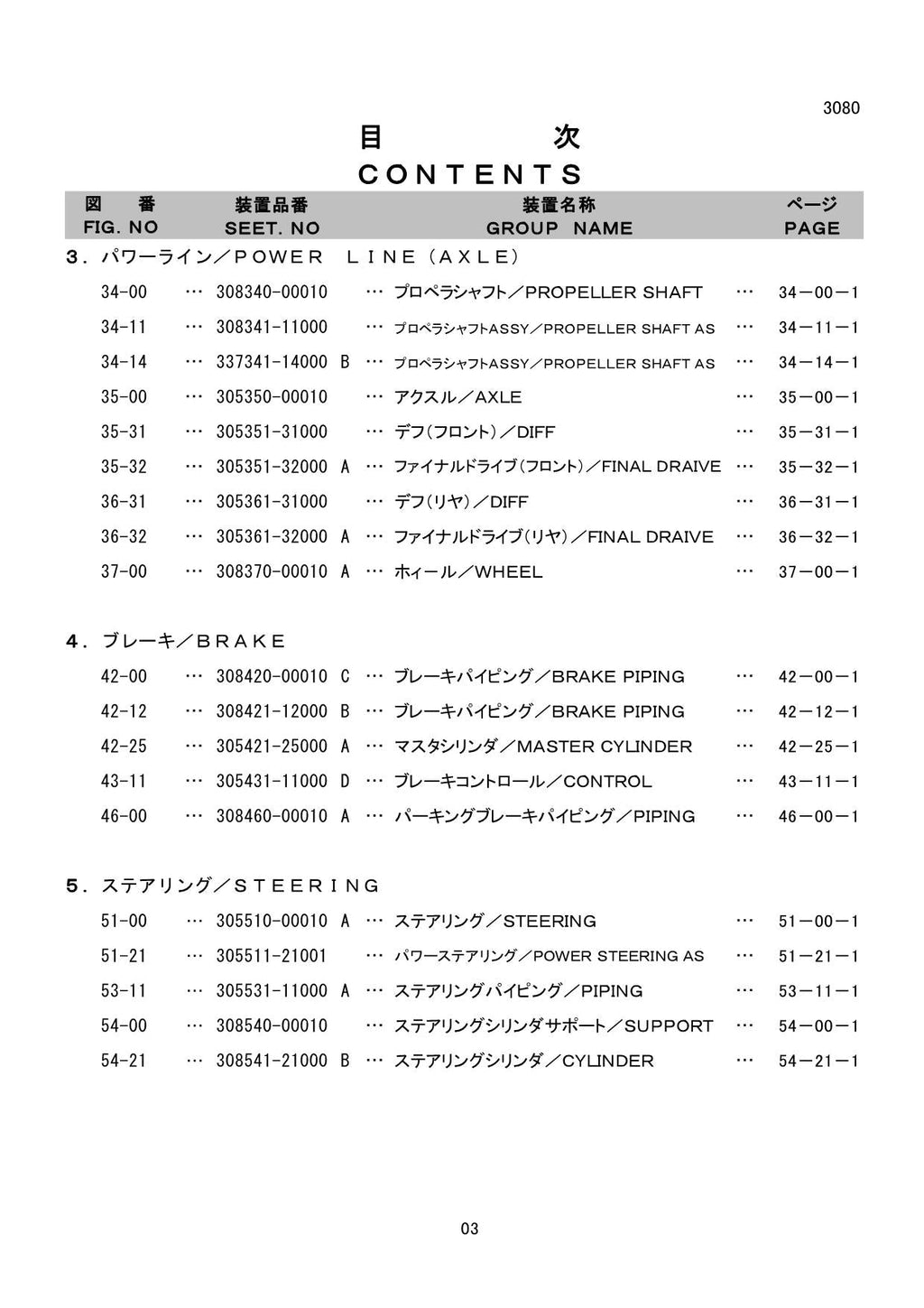 Hitachi LX60-7 Wheel Loader Parts Catalog Manual SN 001001-up
