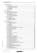 Liebherr R964 C-Litronic Excavator Operators manual serial 16436