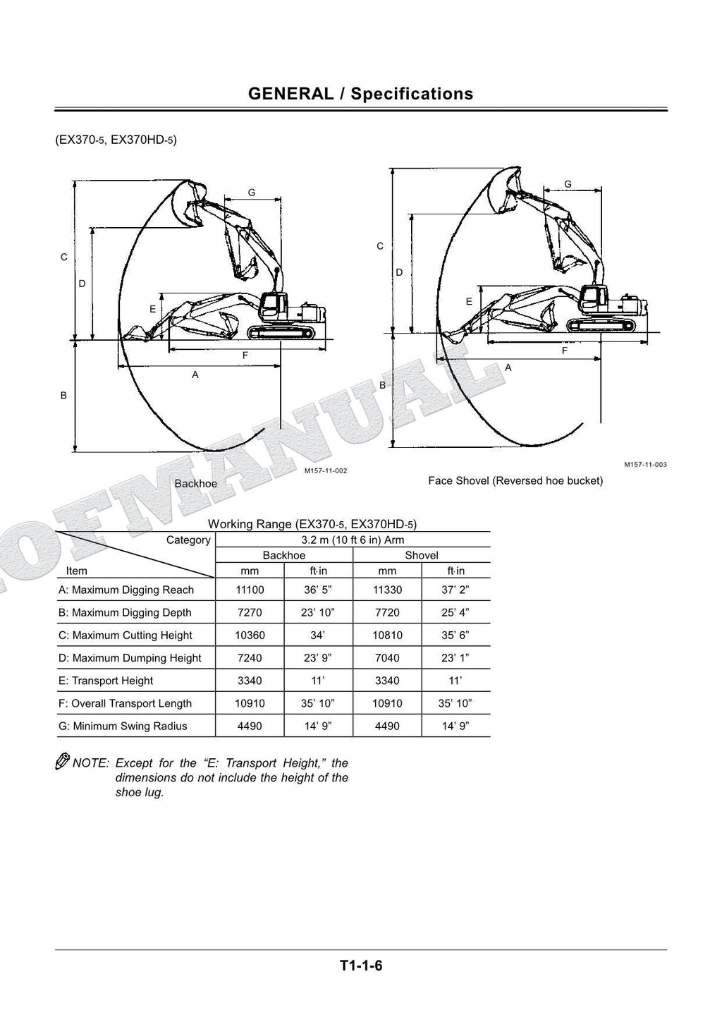 HITACHI EX370 EX370HD-5 EXCAVATOR Service manual Operational Principle