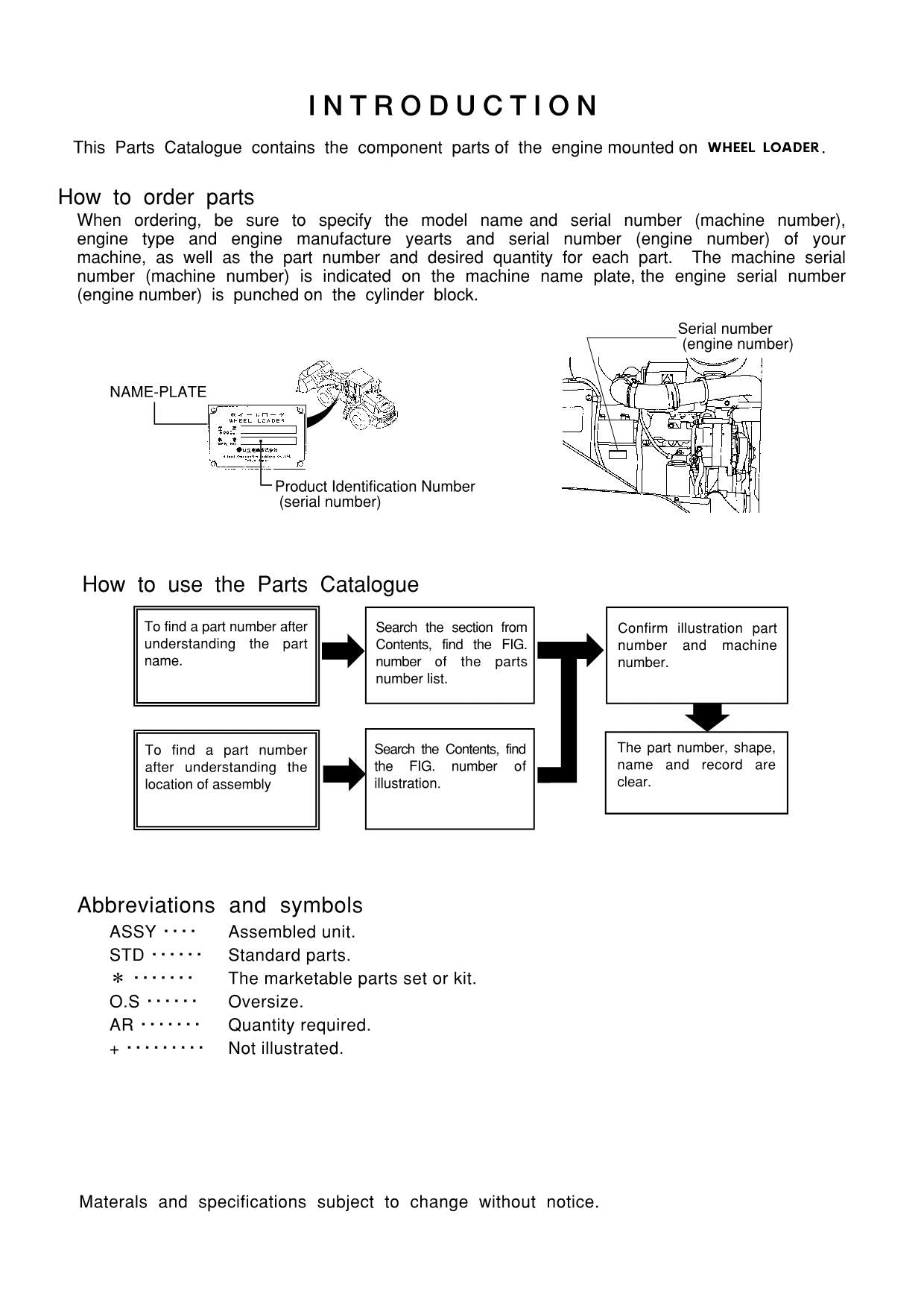 Hitachi QSB6.7 Diesel Engine Wheel Loader Parts Catalog Manual