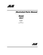 JLG 4017 Telehandler  Parts Catalog Manual