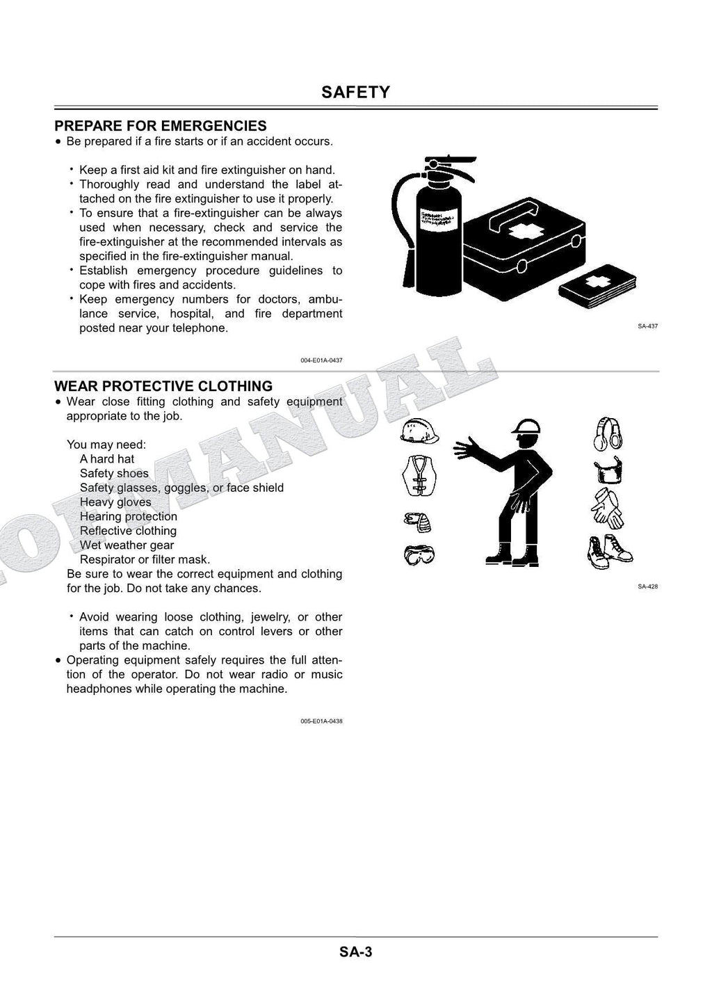 HITACHI ZX225USRLC-3 ZX330LC-3 Operat Telescopic Clamshell Workshop Manual