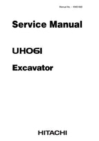 HITACHI UH061 EXCAVATOR SERVICE MANUAL