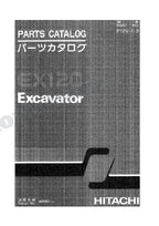 HITACHI EX120-3 Excavator Parts Catalog Manual SN 40001-
