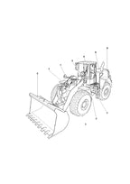 Hitachi LX170E Wheel Loader Parts Catalog Manual SN 384F1001-up