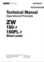 Hitachi ZW160-7 ZW160PL-7 Wheel Loader Technical Manual Operational Principle