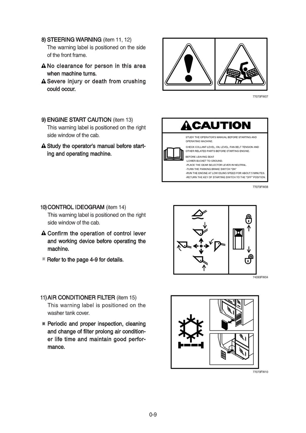 Hyundai HL740TM-9A WHEEL LOADER Operators Maintenance Manual