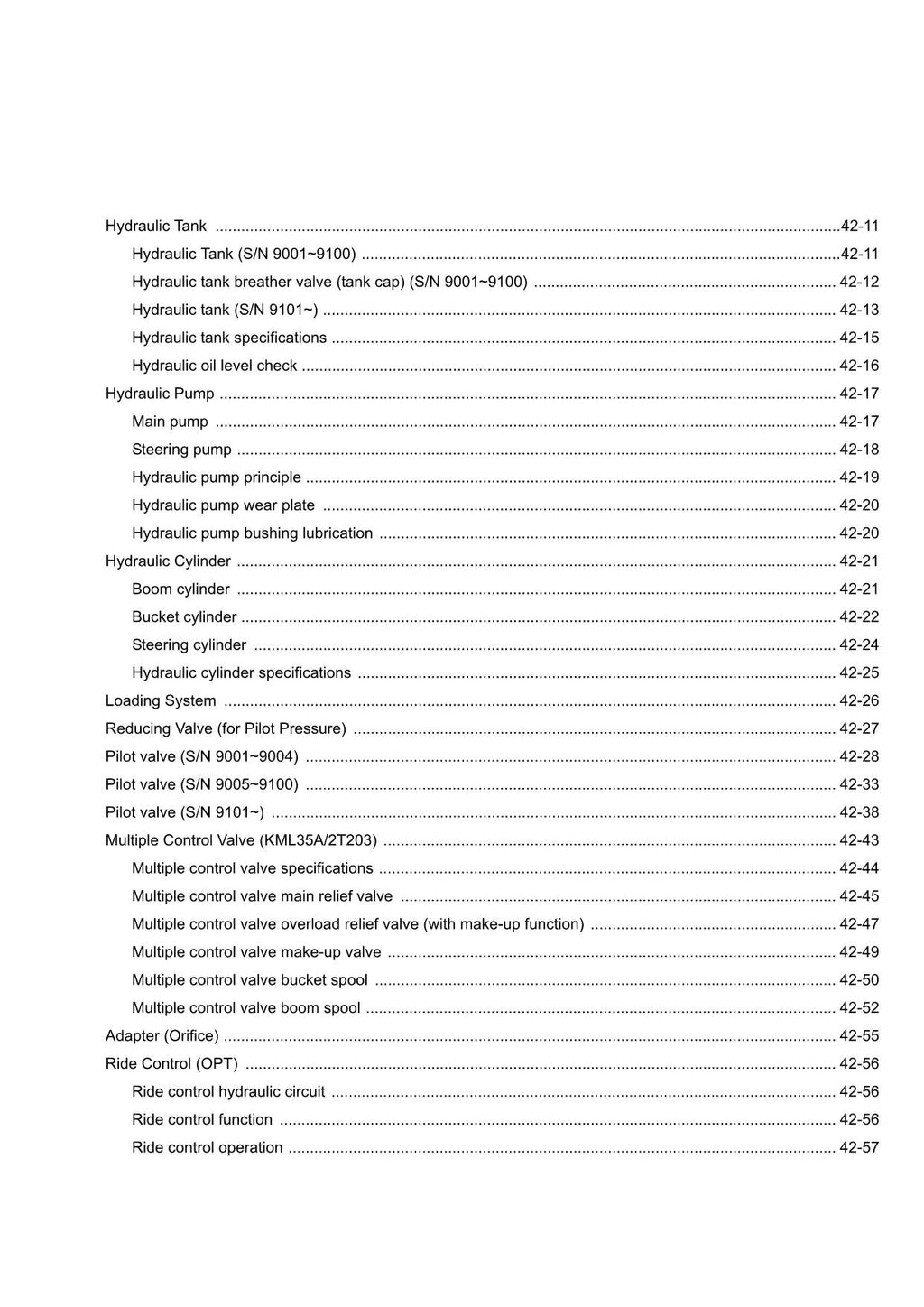 Hitachi ZW330 Wheel Loader Technical Manual Operational Principle
