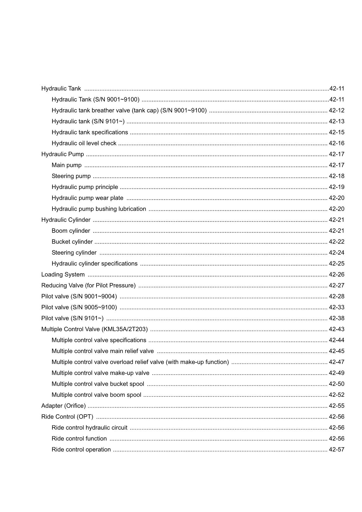 Hitachi ZW330 Wheel Loader Technical Manual Operational Principle