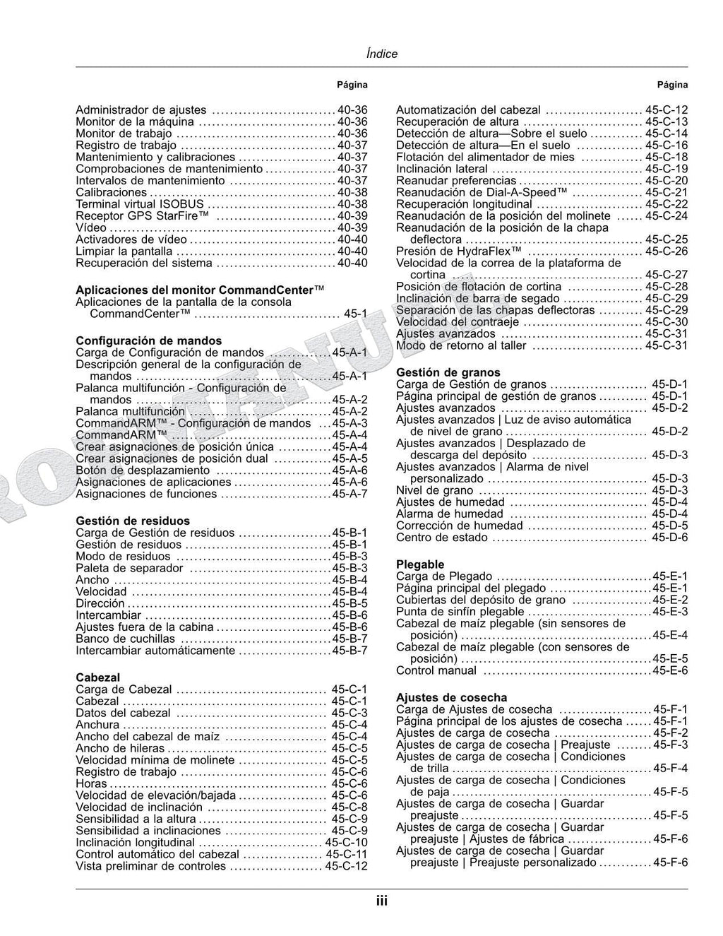 John Deere S760 S770 S780 S790 COMBINAR Manual del Operador Español SN 810001 -
