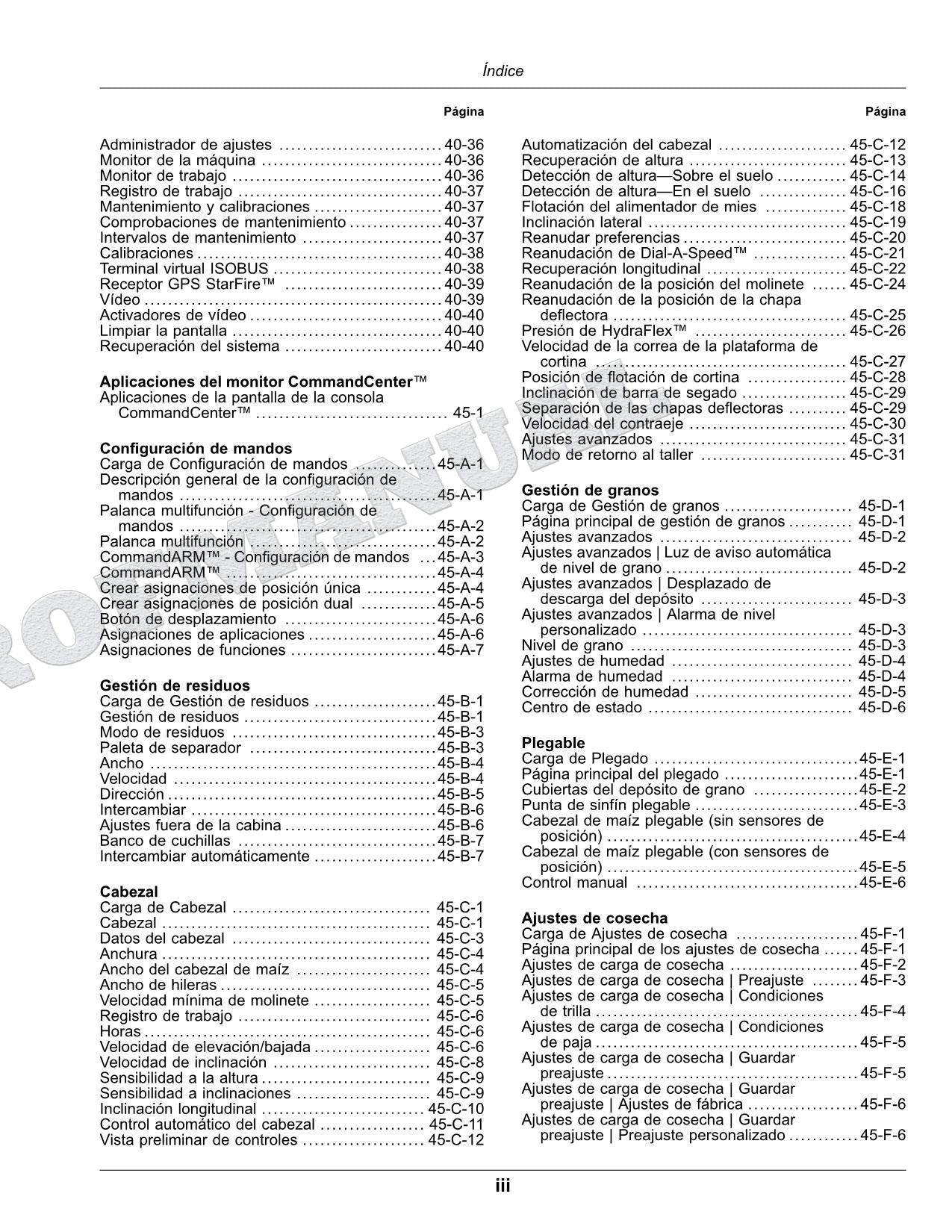 John Deere S760 S770 S780 S790 COMBINAR Manual del Operador Español SN 810001 -