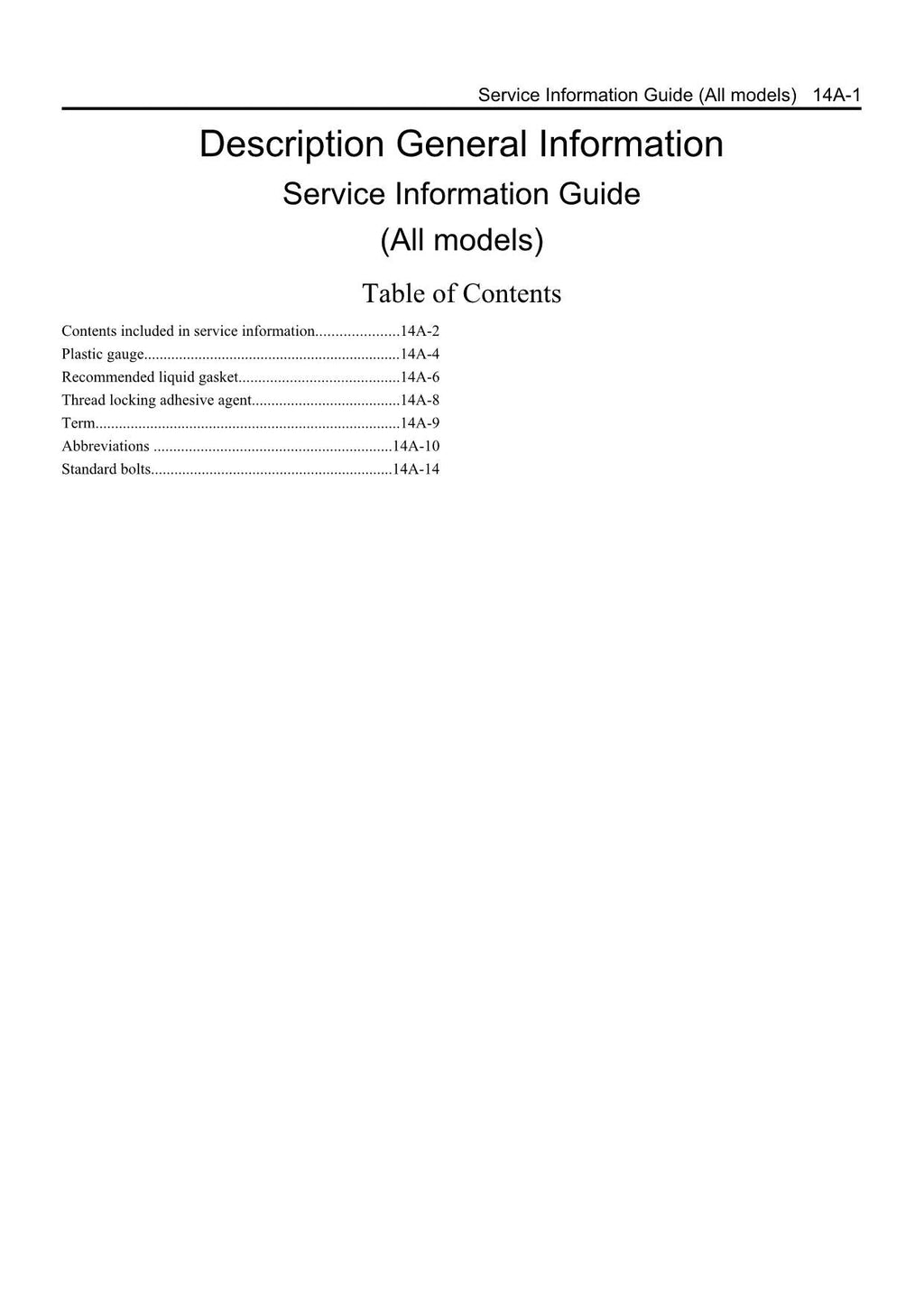 Hitachi 6WG1 Wheel Loader Engine Manual Workshop Manual