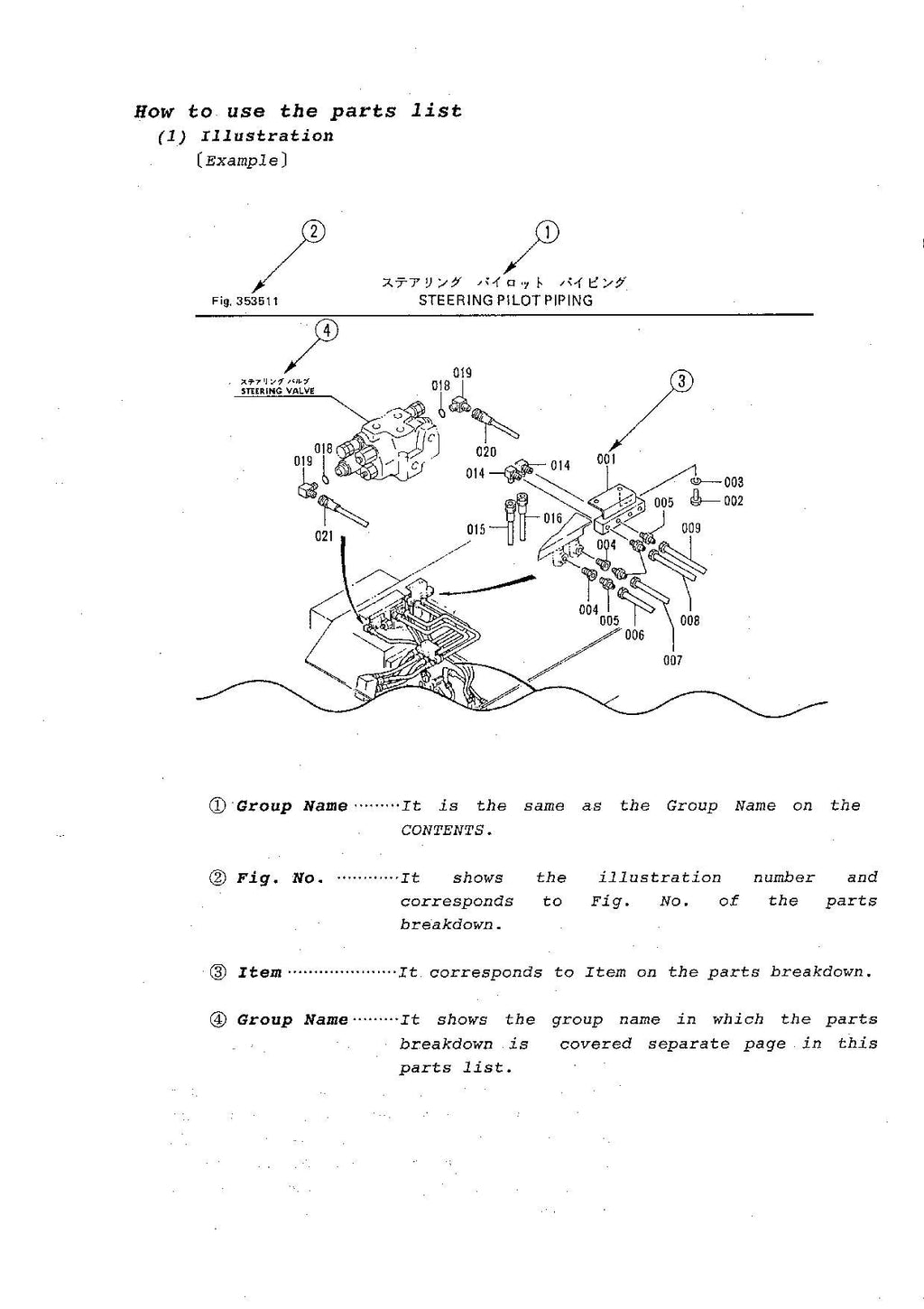 Hitachi FL345 Wheel Loader Parts Catalog Manual SN all