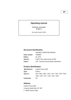 Liebherr R964 C Excavator Operators manual