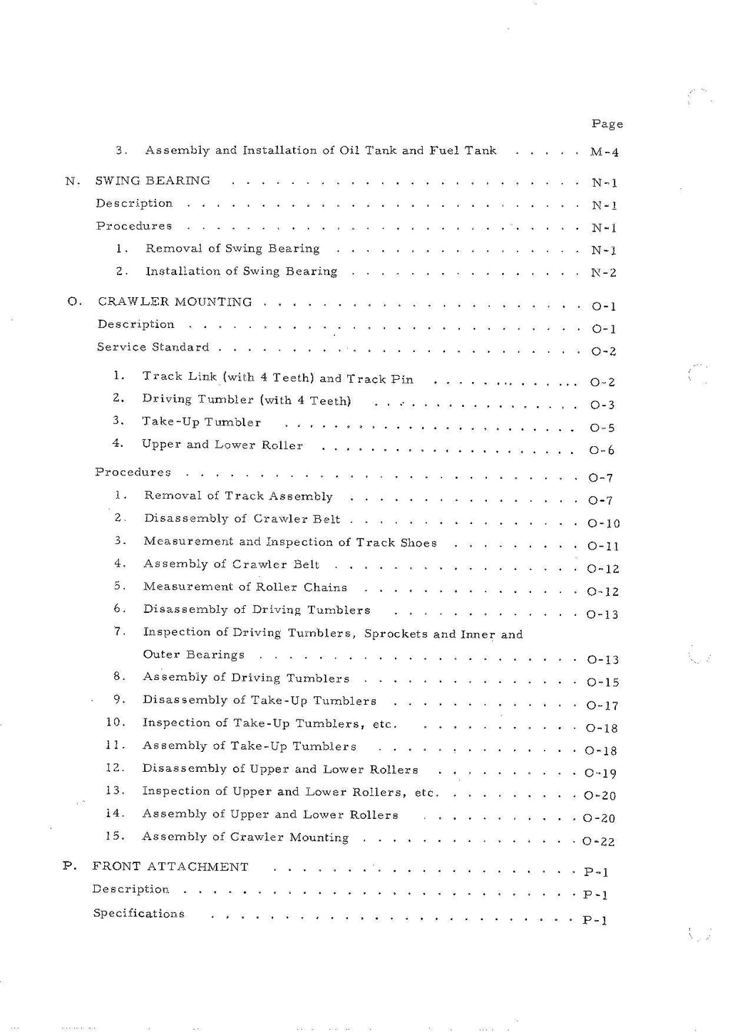 HITACHI UH03 M D Excavator Service Manual