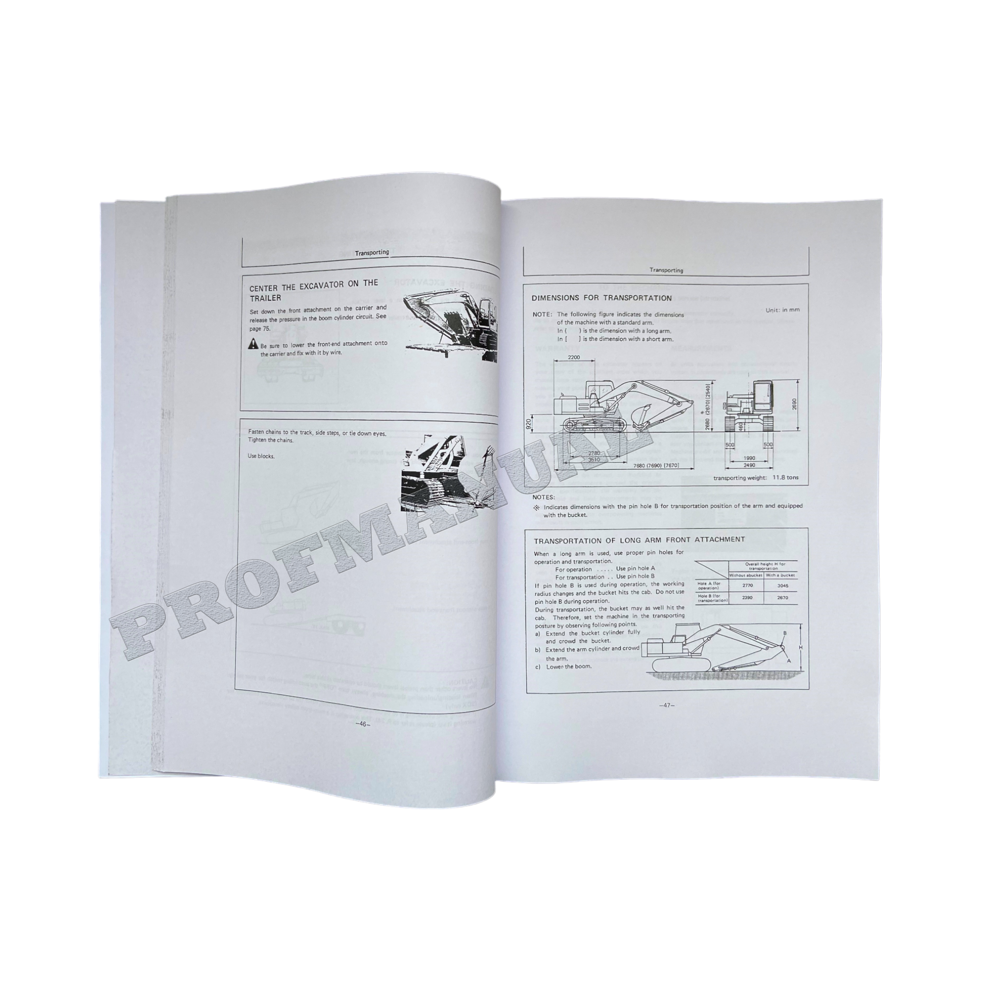 HITACHI EX120 EXCAVATOR OPERATORS MANUAL