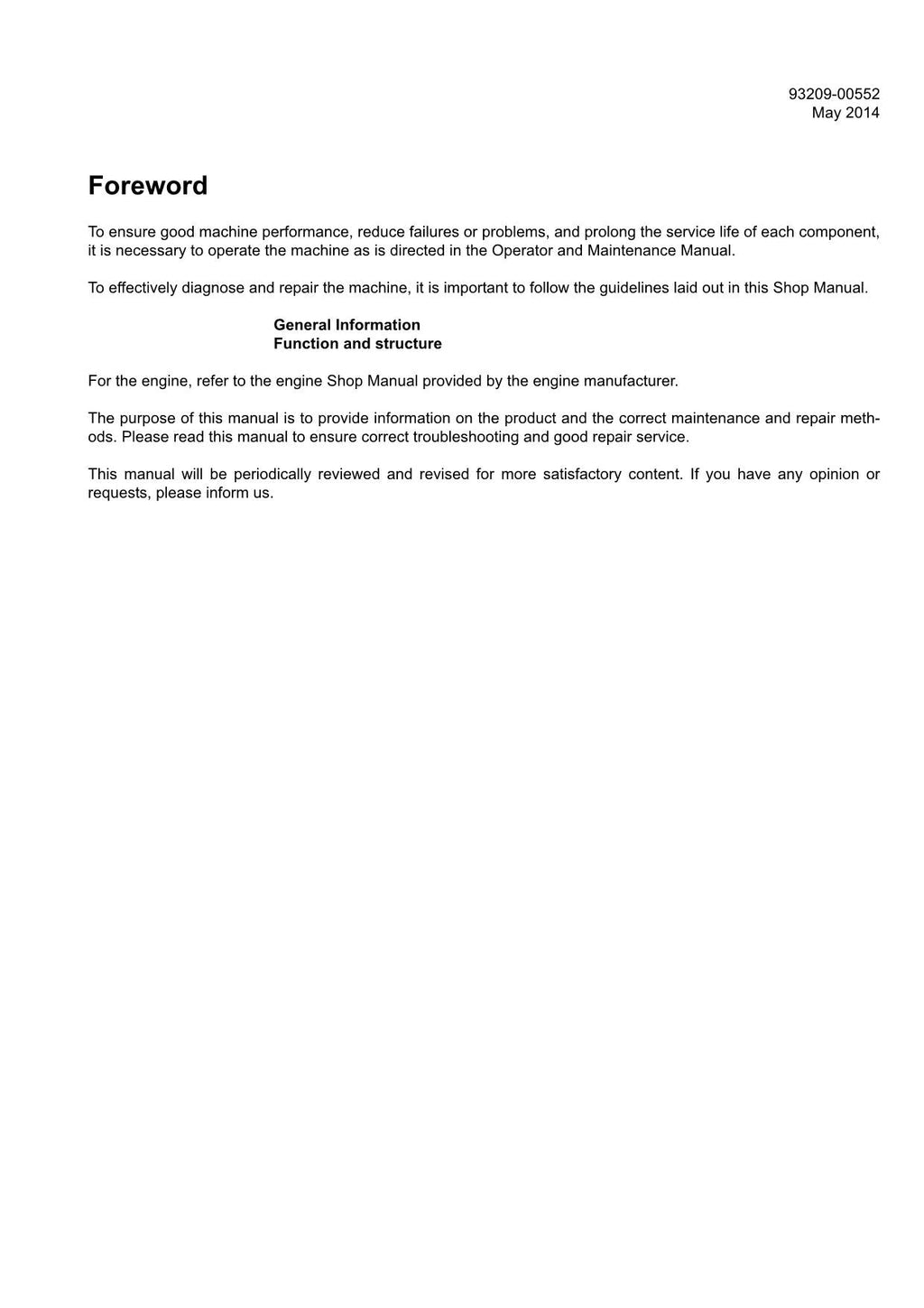 Hitachi ZW220-G Wheel Loader Technical Manual Operational Principle