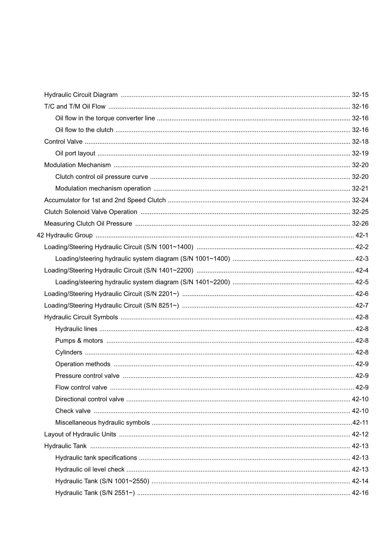 Hitachi ZW180-G Wheel Loader Technical Manual Operational Principle
