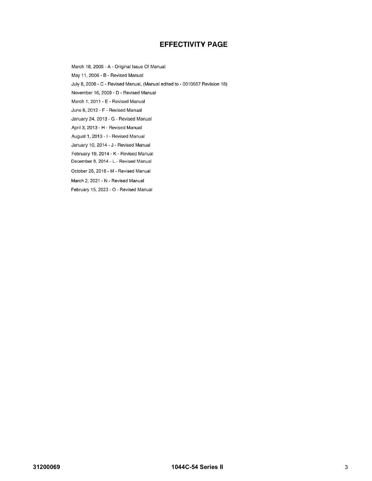 LULL 1044C-54 Series II Telehandler Parts Catalog Manual
