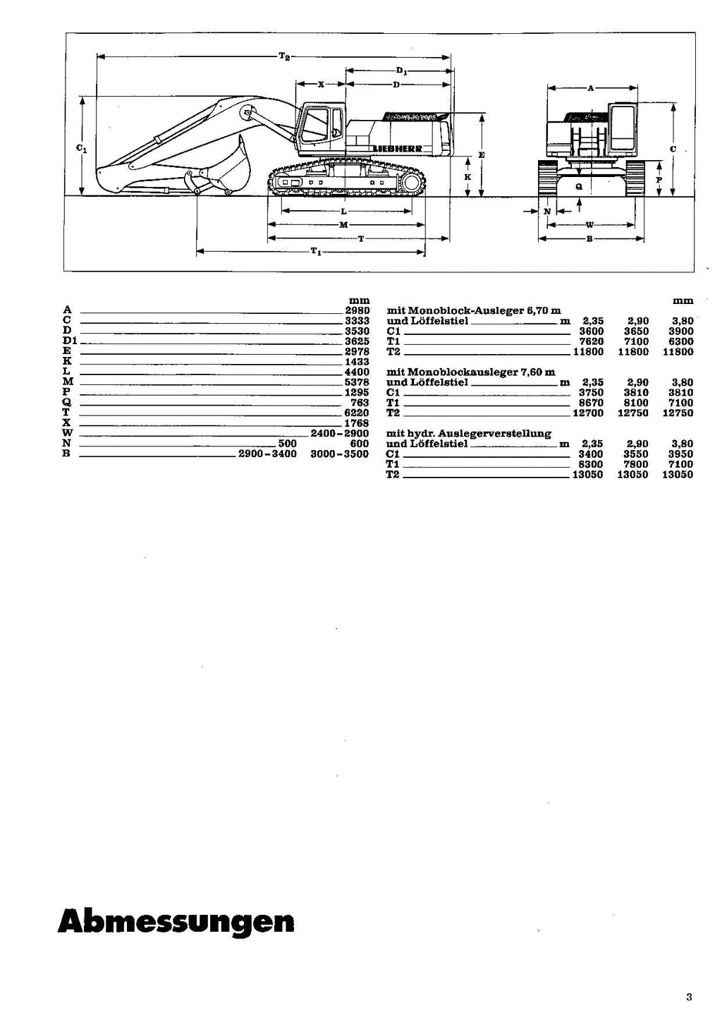 Liebherr R954 Litronic Hydraulikbagger Betriebsanleitung Wartungsanleitung 101