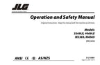 JLG 3369LE 4069LE M3369 M4069 Scissor Lift Operators Manual 31215084