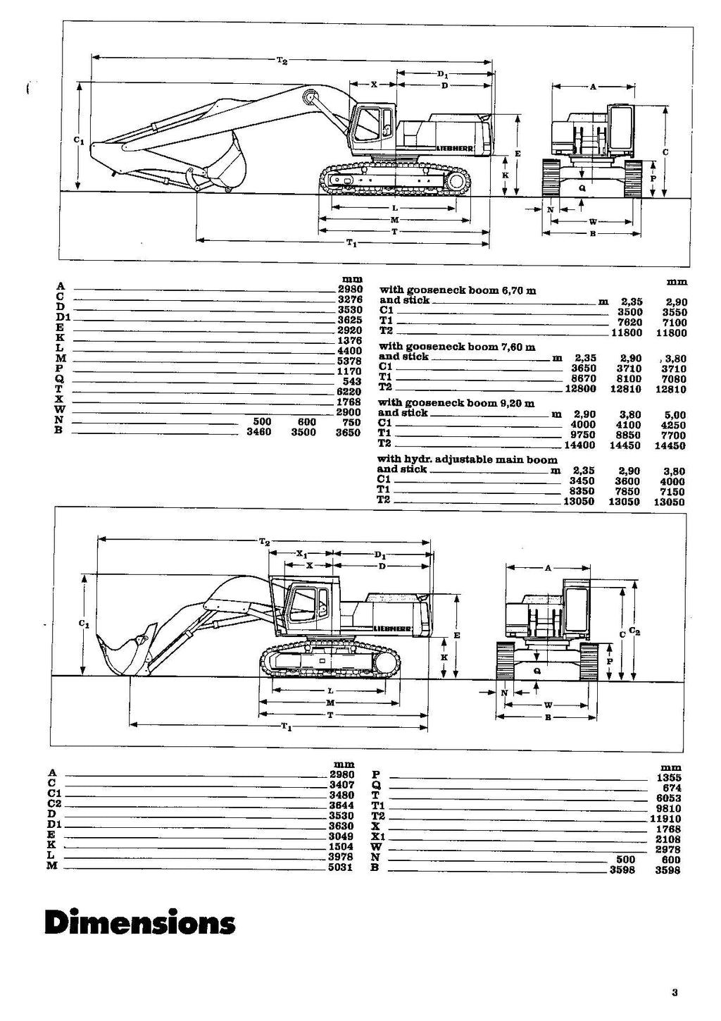 Liebherr R954 Litronic Excavator Operators manual serial 1001