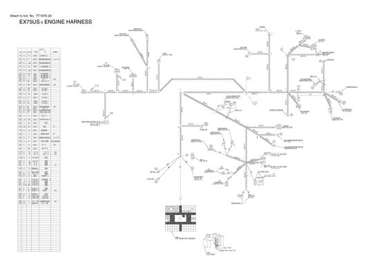 HITACHI EX75UR-5 EXCAVATOR SERVICE MANUAL TT197ECIR