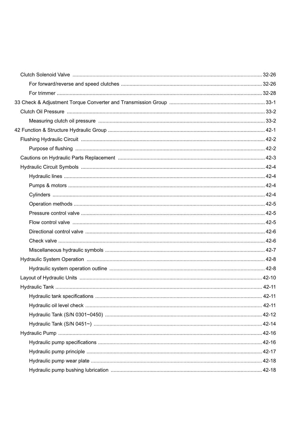 Hitachi ZW250-G Wheel Loader Technical Manual Operational Principle