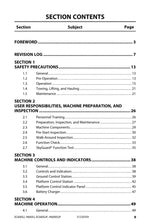 Manual del operador de plataformas elevadoras JLG EC600SJ EC600SJP H600SJ H600SJP 31220359