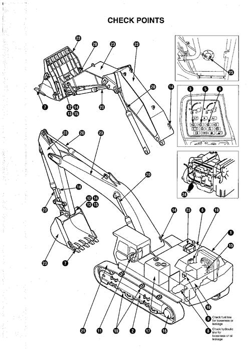 HITACHI EX750-5 EX800H-5 EXCAVATOR SERVICE MANUAL KO18700