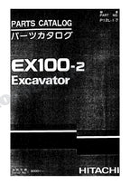 HITACHI EX100-2 Excavator Parts Catalog Manual SN 30001-