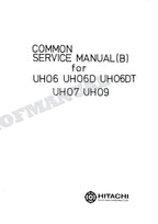 HITACHI UH06 UH06D UH06DT UH07 UH09 Service manual