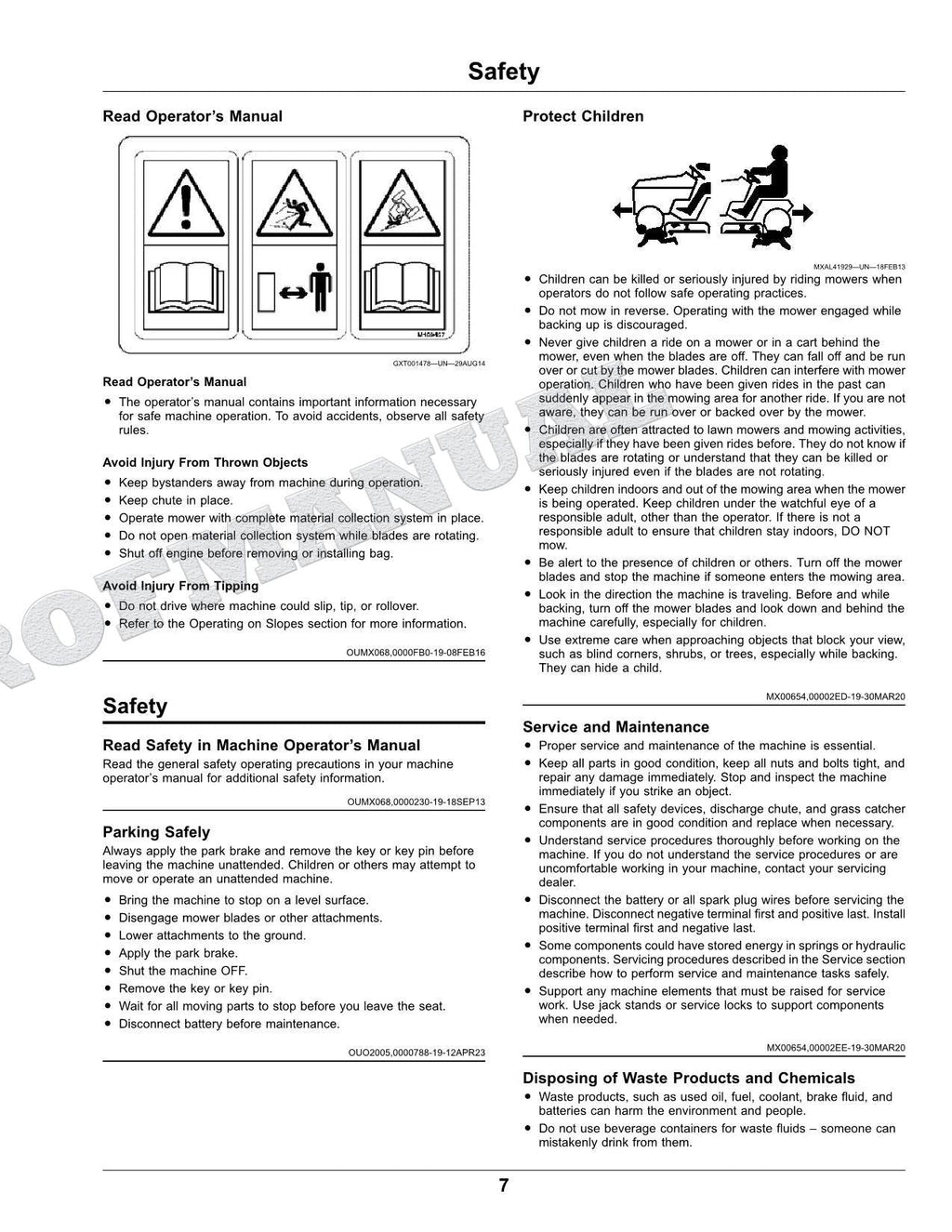 John Deere X590 X580 X394 X570 X384 Tractor Manual del Operador Español